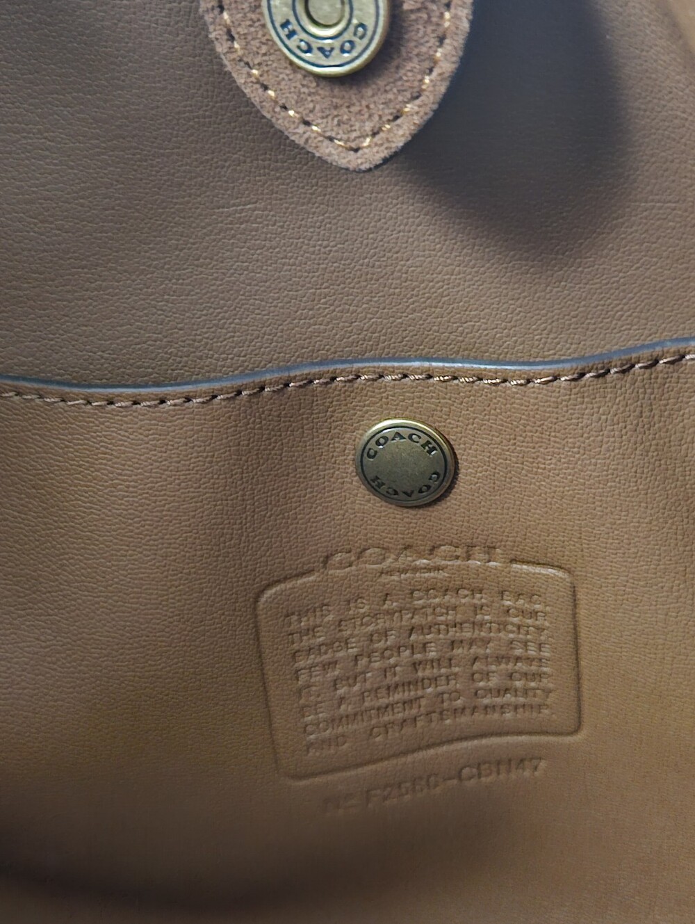 Coach Granercy In Warm Brown Suede - Picture 2 of 7